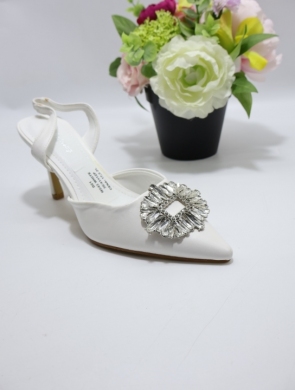 Sandały damskie na szpilce (36-41) M543 WHITE