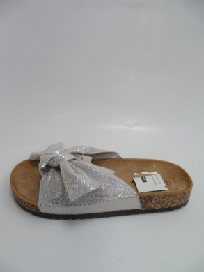 Klapki damskie na płaskim (36-41) FRS-56 SILVER