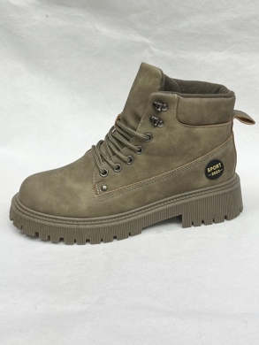 Botki damskie na płaskim (36-41) OH-21 KHAKI