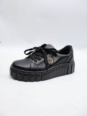 Buty sportowe damskie na płaskim (36-41) 6265 BLACK