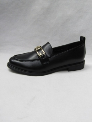Mokasyny damskie na płaskim (36-41) C77225 BLACK