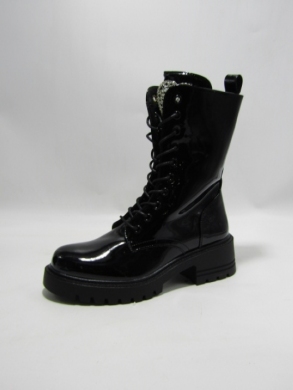 Botki damskie na płaskim (36-41) DE850M BLACK