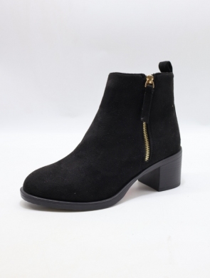 Botki damskie ocieplane na obcasie (36-41) HD2317-2 BL/MIC
