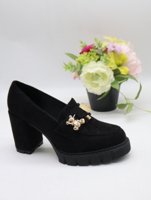 Półbuty damskie na obcasie (36-41) 7573 BLACK