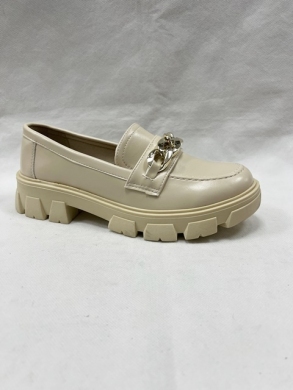Mokasyny damskie na płaskim (36-41) 999 BEIGE