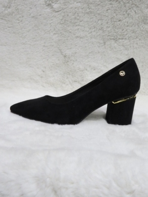 Czółenki damskie na obcasie (36-41) NS316 BLACK