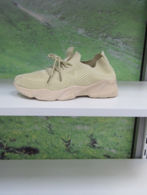 Buty sportowe damskie na płaskim (36-41) TA-202 BEIGE