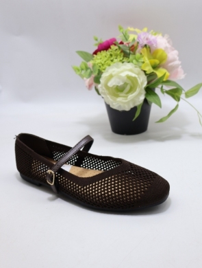 Baleriny damskie (36-41) 6736 BROWN