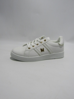 Buty sportowe damskie na płaskim (36-41) DD-320 WH/GOLD