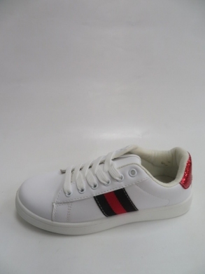 Buty sportowe damskie na płaskim (36-41) D1903-325 WHITE