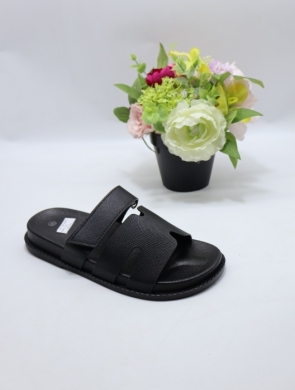 Klapki damskie na płaskim (36-41) 3565 BLACK