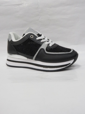 Buty sportowe damskie na płaskim (36-41) SX18 BLACK