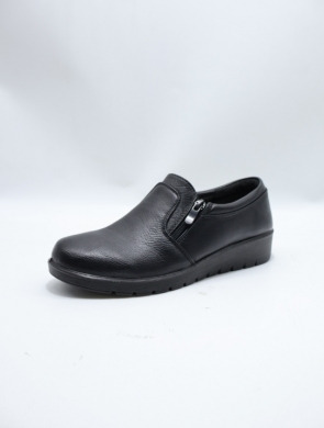 Półbuty damskie na płaskim (36-41) T81003 BLACK
