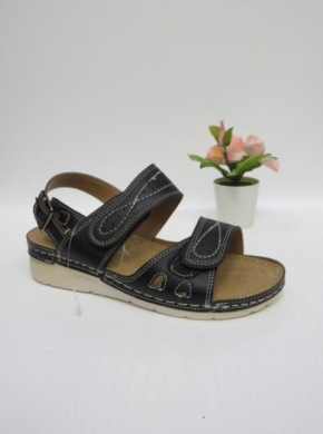 Sandały damskie na koturnie (36-41) KH1103 BLACK