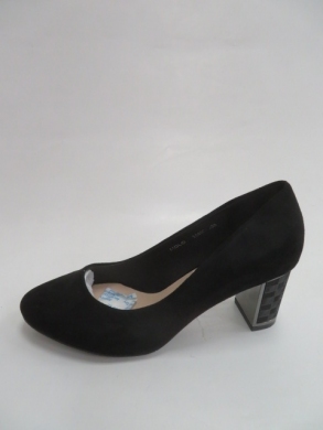 Czółenki damskie na obcasie (36-41) T646C BLACK