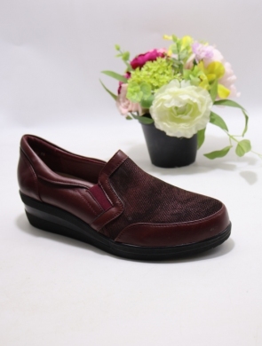 Półbuty damskie na koturnie (36-41) HL61683 RED