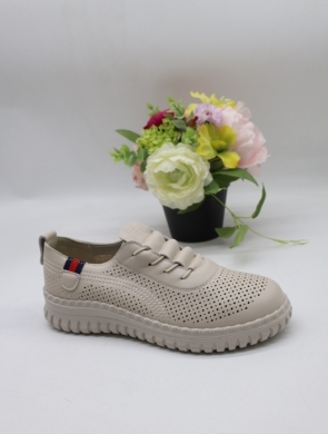 Półbuty damskie na płaskim (36-41) BK611 BEIGE