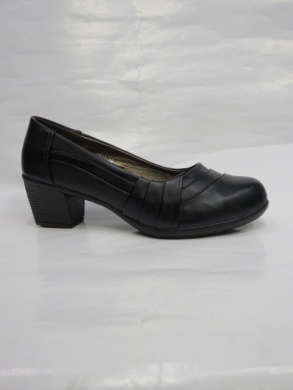 Czółenki damskie na obcasie (36-41) 1601 BLACK