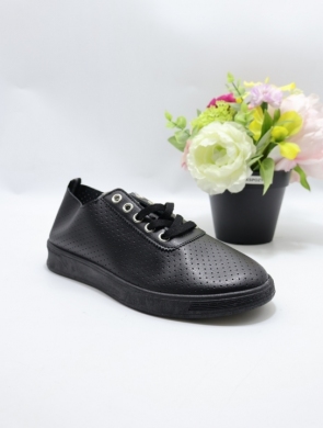 Buty sportowe damskie na płaskim (36-41) 831 BLACK