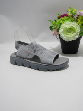 Sandały damskie na płaskim (36-41) CWB08 GREY