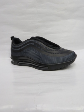 Buty sportowe damskie na płaskim (36-41) B951-4 BLACK