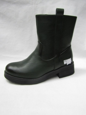 Botki damskie ocieplane na obcasie (36-41) 1908 GREEN