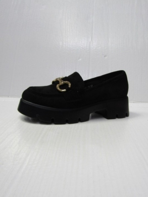 Mokasyny damskie na płaskim (36-41) YDF-18 BLACK