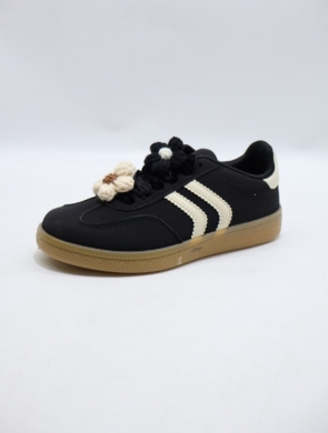 Buty sportowe damskie na płaskim (36-41) C3912 BLACK