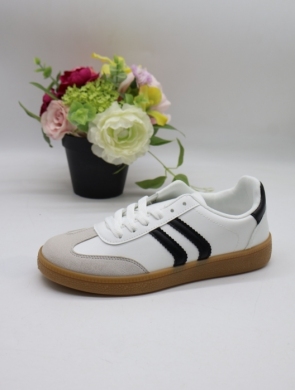 Buty sportowe damskie na płaskim (36-41) JS1290 WHITE