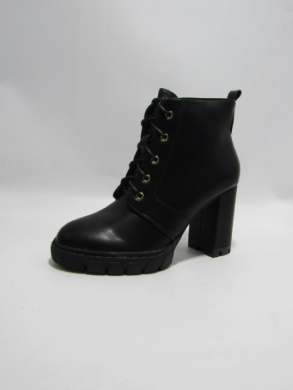 Botki damskie ocieplane na obcasie (36-41) XGX-23304-1 BLACK