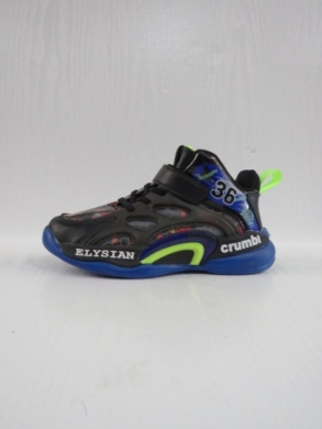 Sneakersy chłopięce (32-37) L354 BLACK/ROIAN