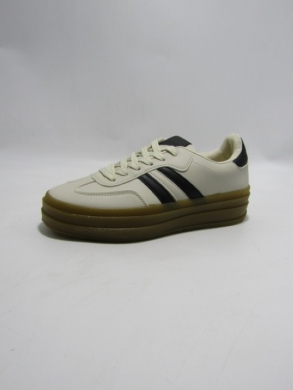 Buty sportowe damskie na płaskim (36-41) C2029 BEIGE