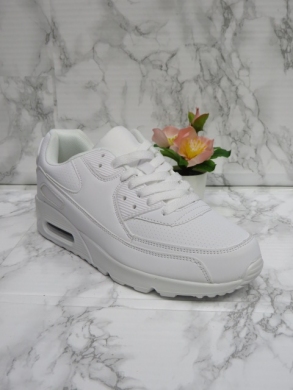 Buty sportowe damskie na płaskim (36-41) XKB-51 WHITE