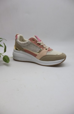 Buty sportowe damskie na koturnie (36-41) 88-109 KHAKI
