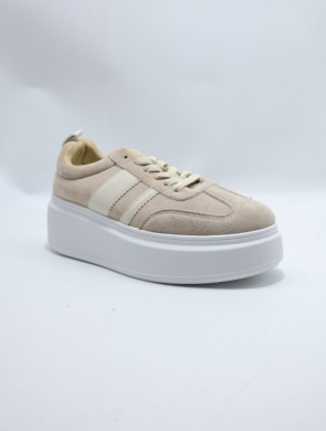 Buty sportowe damskie na płaskim (36-41) 9156 KHAKI