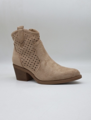 Botki damskie na obcasie (36-41) H260 KHAKI