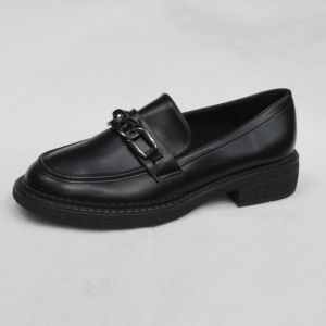Mokasyny damskie na płaskim (36-41) 3228 BLACK