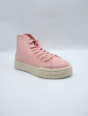 Trampki damskie na płaskim (36-41) JH-33 PINK