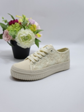 Trampki damskie na płaskim (36-41) 7SP728-LS BEIGE