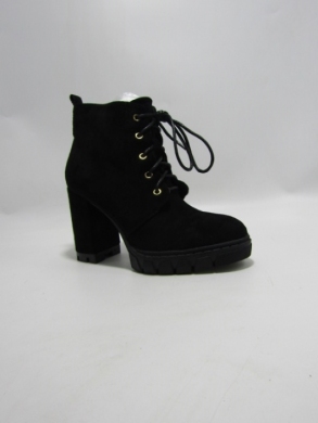 Botki damskie ocieplane na obcasie (36-41) XGX-23305-1 BLACK