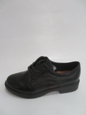 Półbuty damskie na płaskim (36-41) 733 BLACK