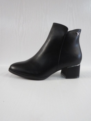 Botki damskie ocieplane na obcasie (36-41) SA110-1 BLACK
