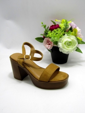 Sandały damskie na obcasie (36-41) RL38 CAMEL