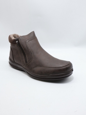 Botki męskie ocieplane (40-46) 1360-4 BROWN