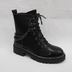 Trapery damskie ocieplane (36-41) H2181 BLACK
