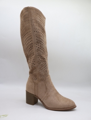 Kozaki damskie na obcasie (36-41) H251 KHAKI