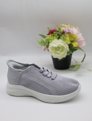 Buty sportowe damskie na płaskim (36-41) L8010 GREY