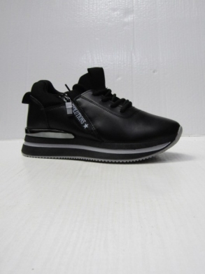 Buty sportowe damskie na płaskim (36-41) BY302 BLACK