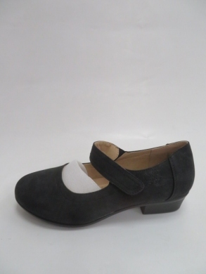 Półbuty damskie na płaskim (39-43) DY192-1 BLACK