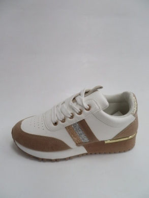 Buty sportowe damskie na płaskim (36-41) YR-51 WHITE